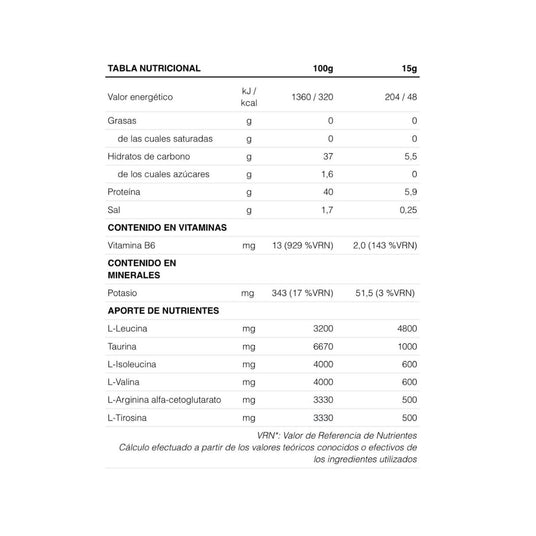 Bebida BCAA'S Energética 226ERS en Polvo Limón 300g - Energía deportiva 1