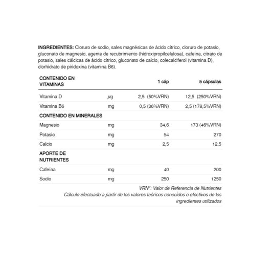 Pastillas Energéticas 226ERS SUB9 Pro Duplo de Sales y Electrolitos con Cafeína 2.4g - Hidratación y energía 1