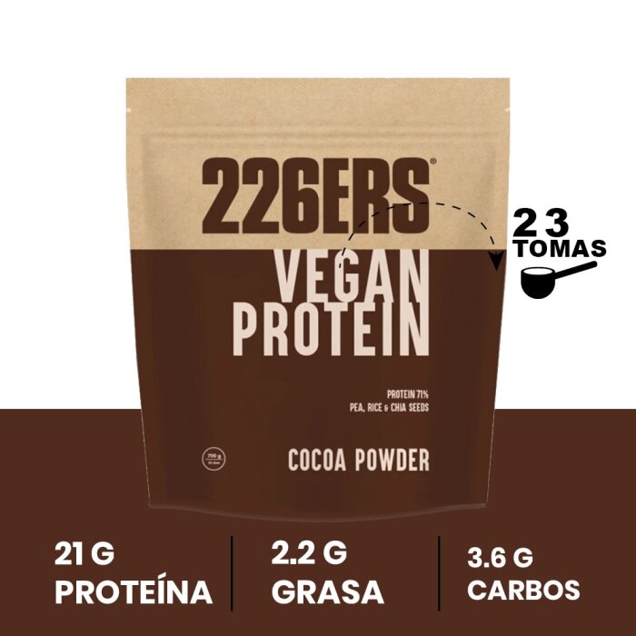 Proteína en Polvo 226ERS Chocolate 700g - Desarrollo Muscular Completo 2