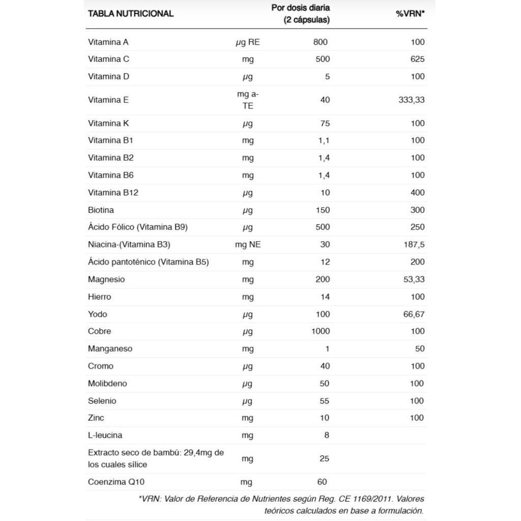 Suplemento 226ERS Vitamina Vegana 60cap - 24 Micronutrientes Imagen 2