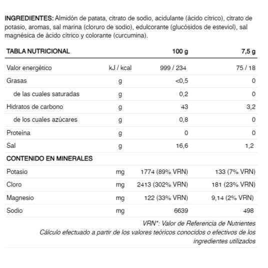 Bebida Energética 226ERS Hipotónica Hydrazero Limón 225g - Energía deportiva 1