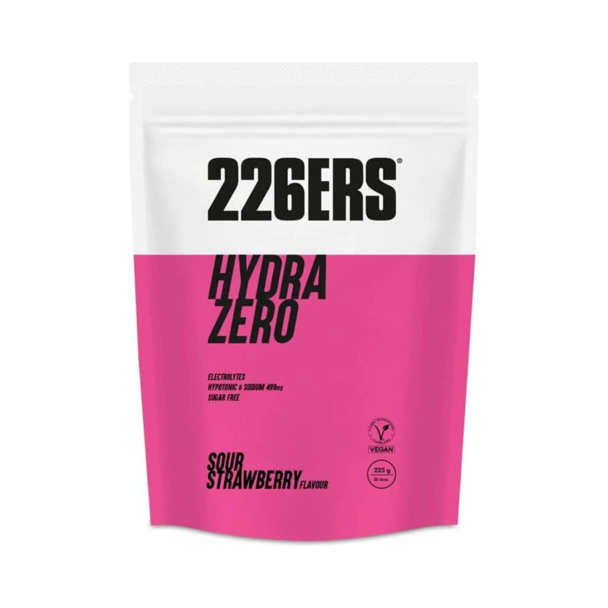 Bebida Energética 226ERS Hipotónica Hydrazero Fresa 225g - Energía deportiva