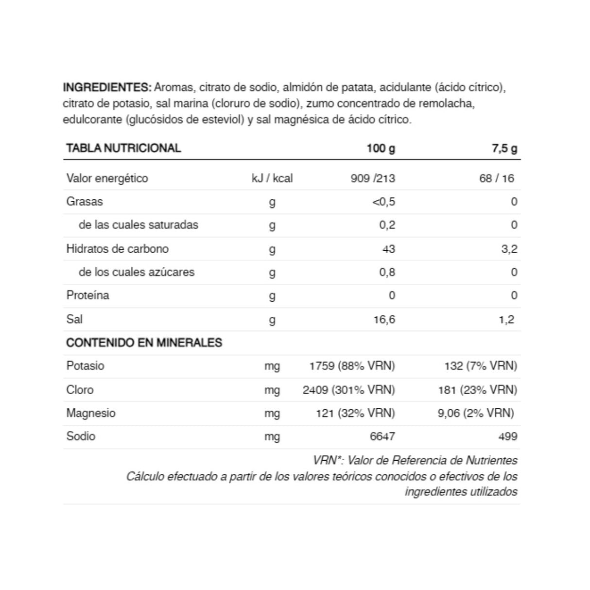 Bebida Energética 226ERS Hipotónica Hydrazero Fresa 225g - Energía deportiva 1