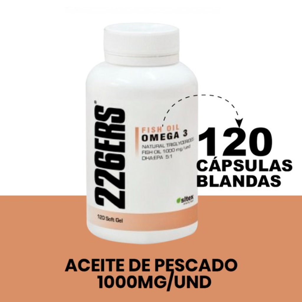 Suplemento Omega-3 226ERS Alta Pureza EPA/DHA - Energía Deportiva Imagen 2