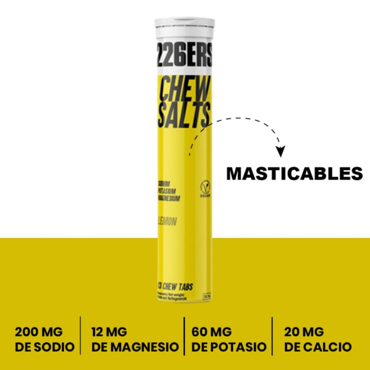 Pastillas Energéticas 226ERS Masticables Limón - Energía deportiva 2