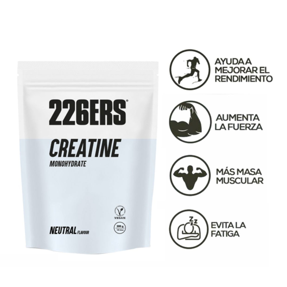 Creatina Creapure 226ERS 300g - Monohidrato ultrapuro alemán 1