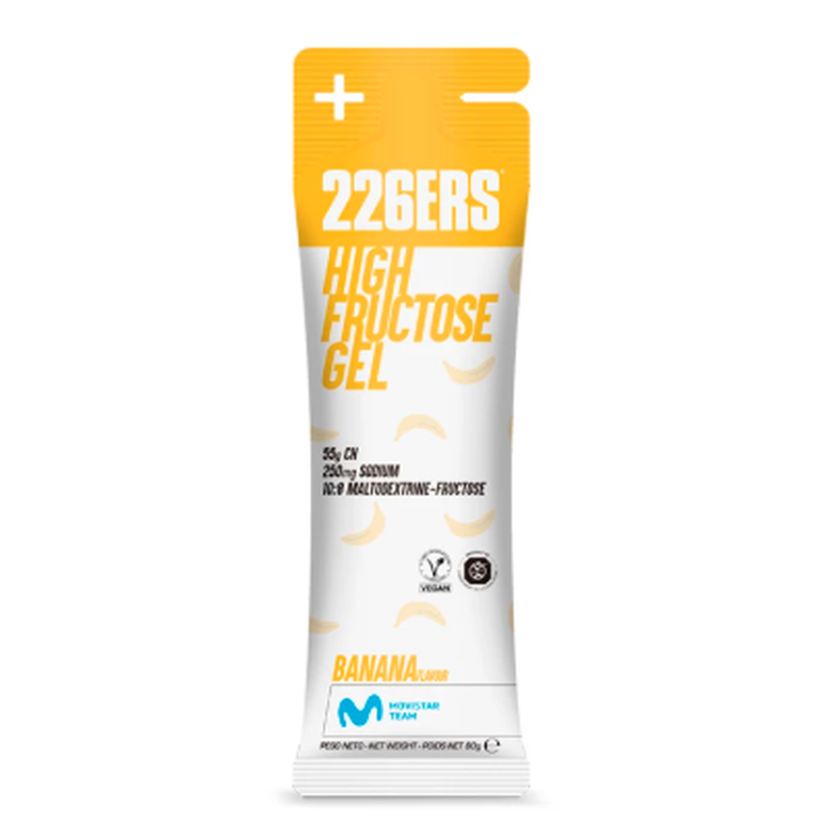 Gel Energético 226ERS Banano 80g - Fructosa Dual Absorción Imagen 1