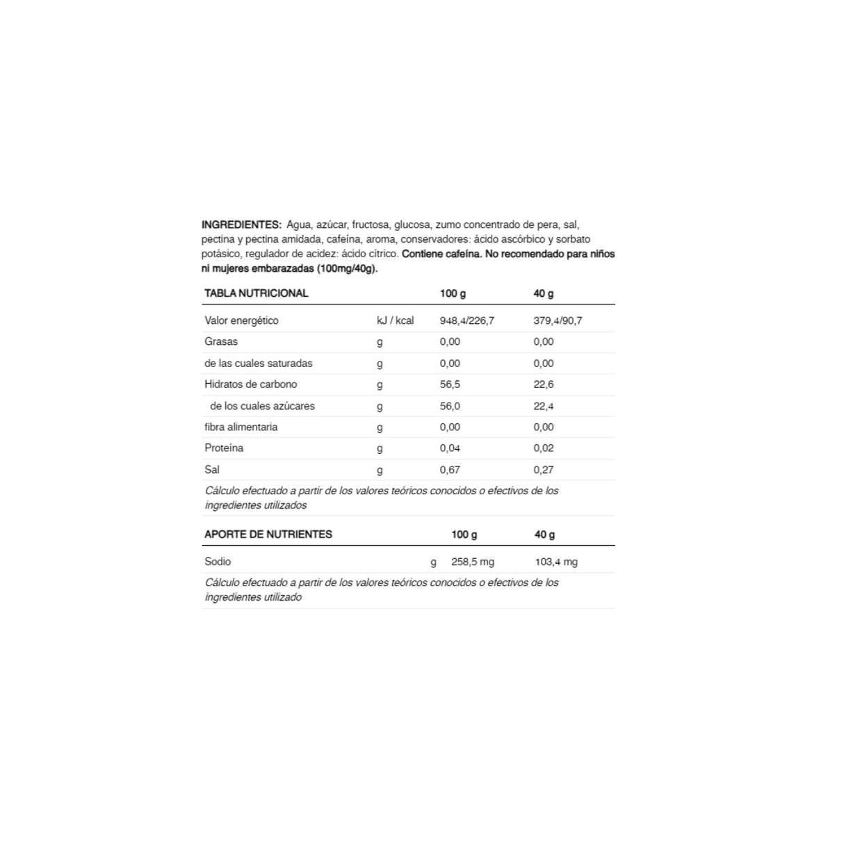 Gel Energético 226ERS Hydrajelly Cola 40g - Energía deportiva 2