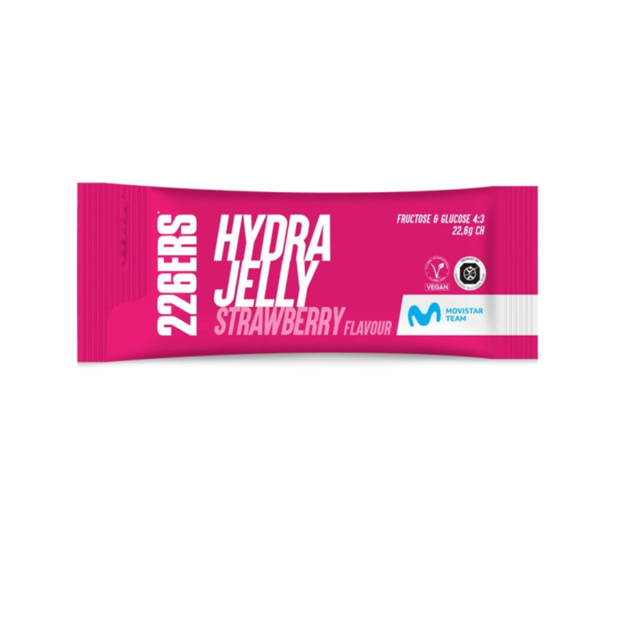 Gel Energético 226ERS Hydrajelly Fresa 40g - Energía deportiva
