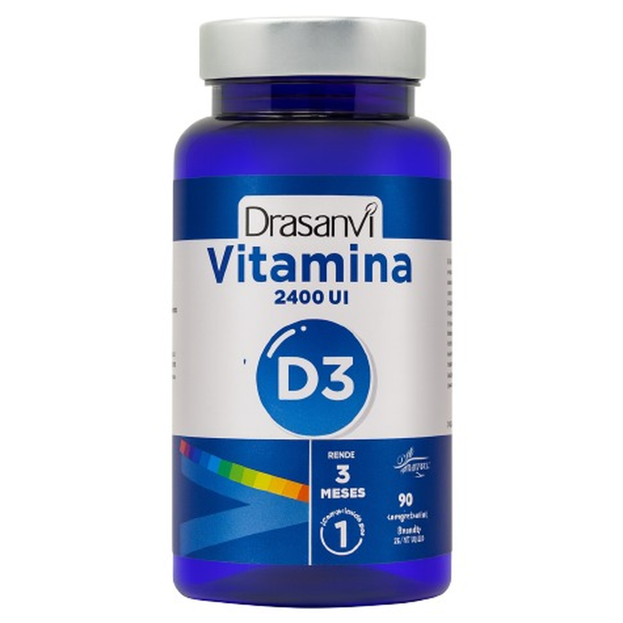 Suplemento Drasanvi Vitamina D3 2400UI 90 Comprimidos - Inmunidad Fortalecida 1