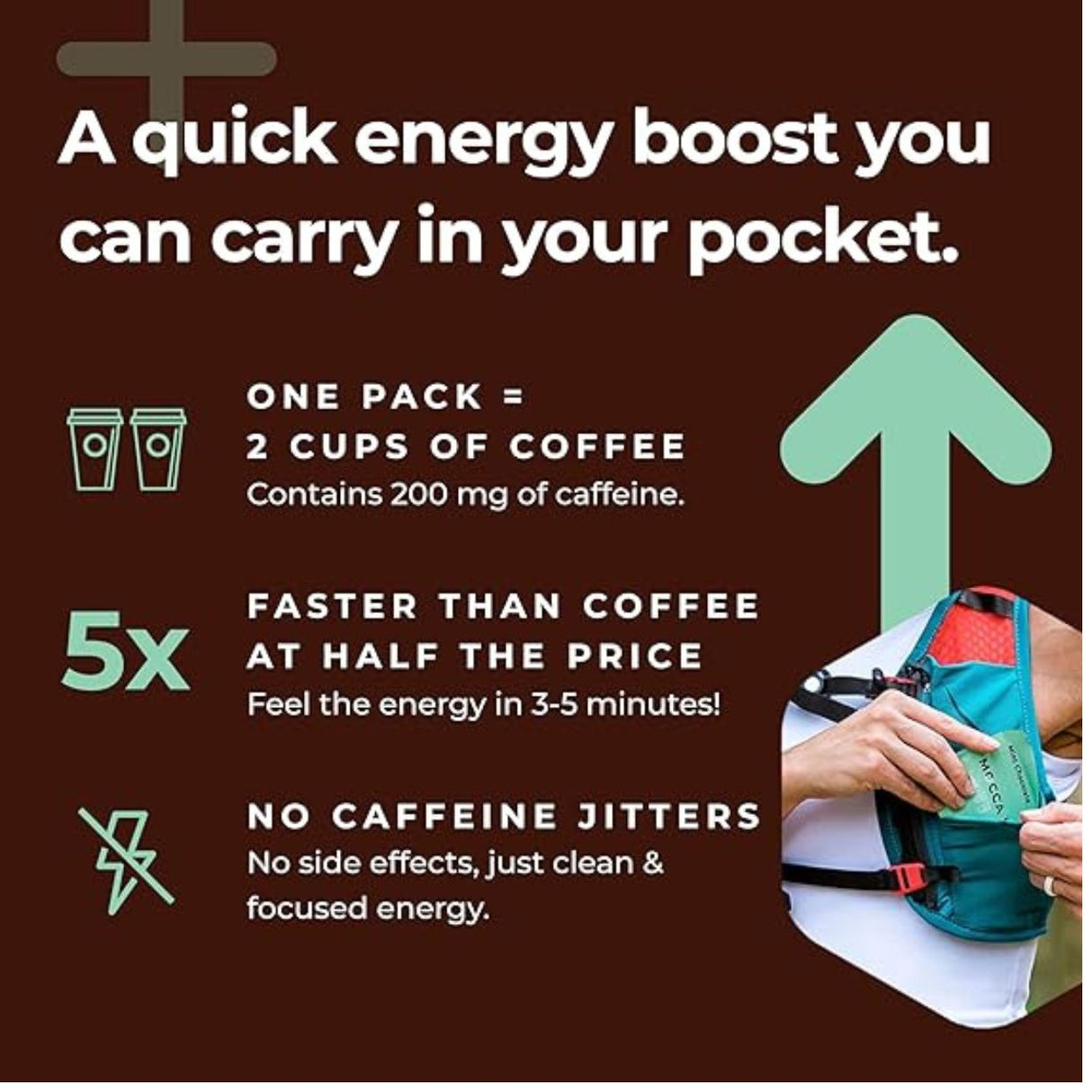 Gomitas Energéticas Mocca Shots Chocomenta 14g - Energía deportiva 7