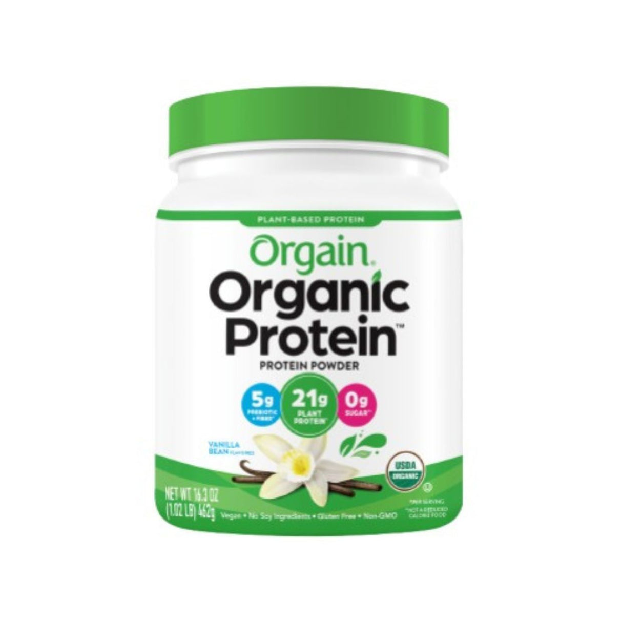 Proteína en Polvo Organic Protein a Base de Plantas Vainilla 920g - Nutrición Vegana 1
