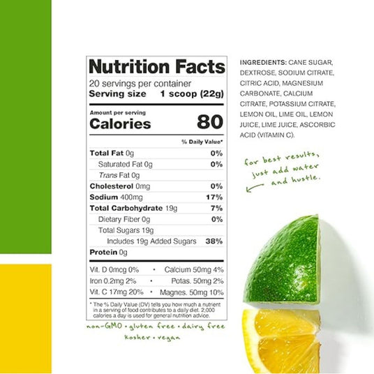 Bebida Hidratante Skratch Labs Lima Limón 440g - Hidratación Deportiva Natural 2