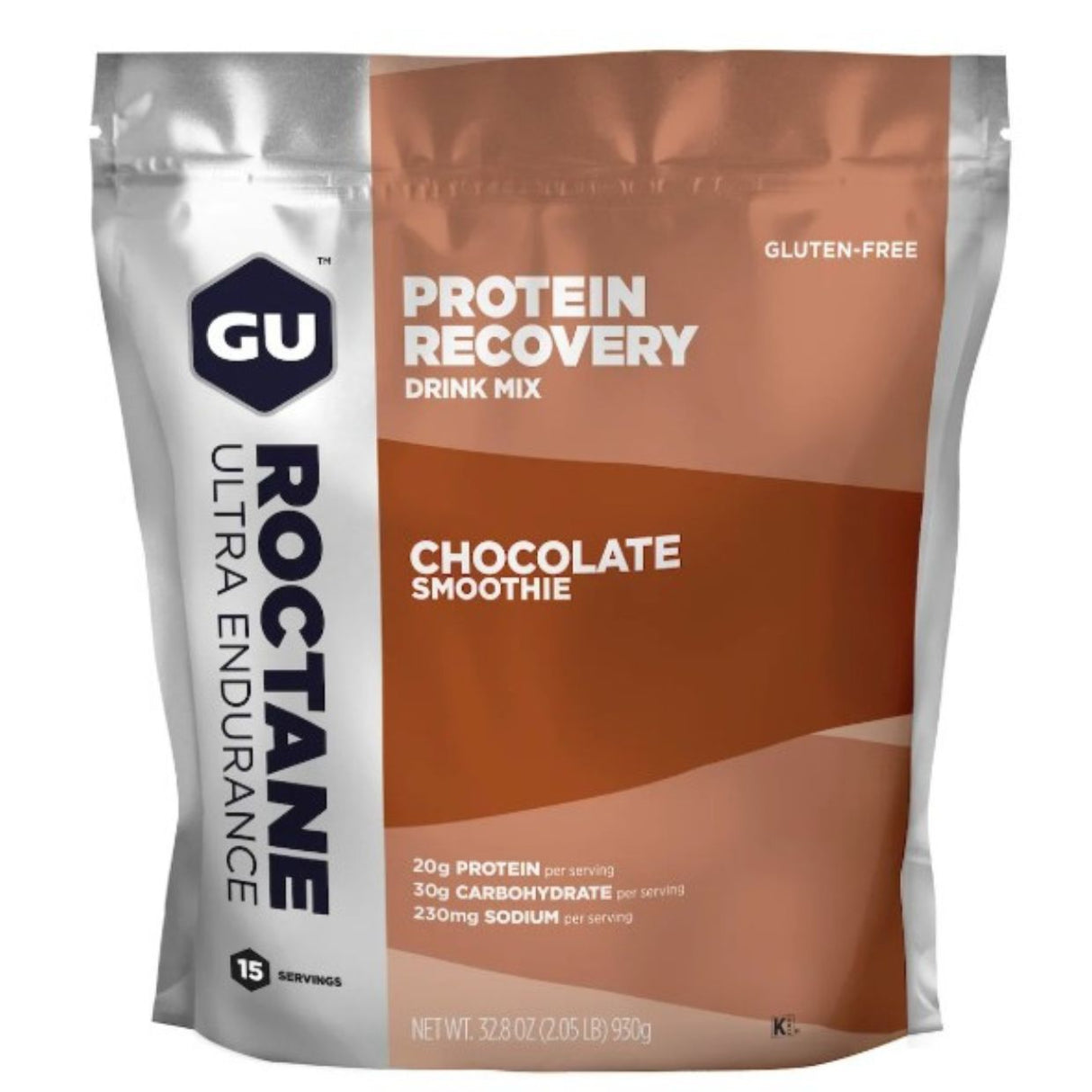 Proteína Recovery Roctane de chocolate 930g - Energía deportiva