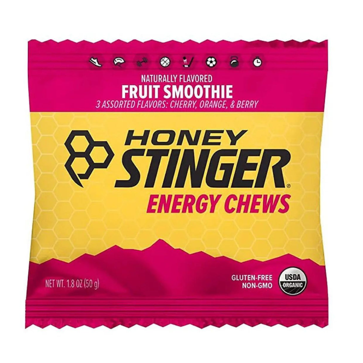 Honey Stinger Masticables Energéticos Batido de Frutas – Energía rápida imagen 1