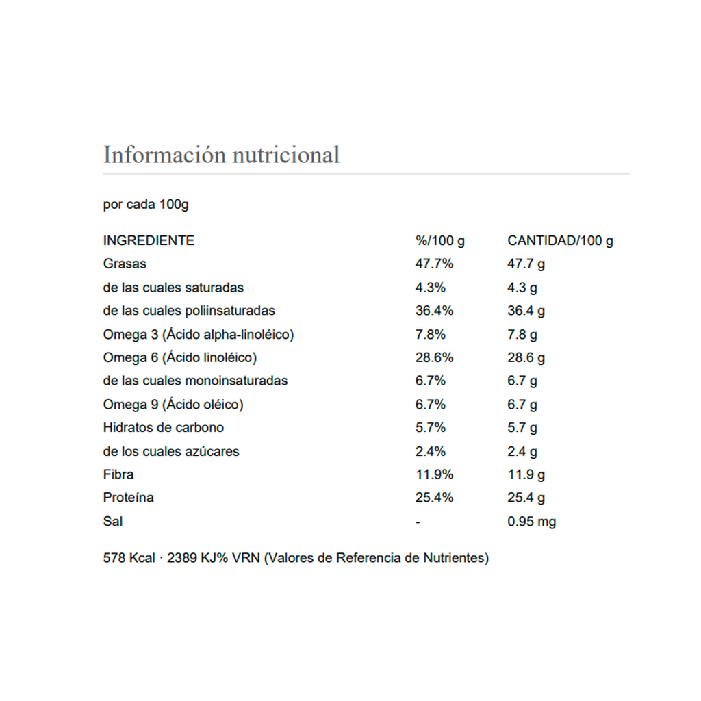 Proteína Drasanvi Semillas Cáñamo Bio 225g - Nutrición Vegetal 2