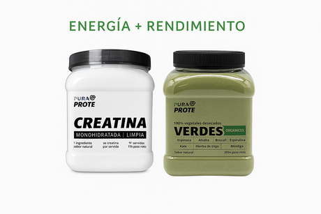Pack Suplementos Pura Prote- Energía deportiva 