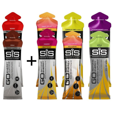 Pack Gel Energía Isotónica + Cafeína SIS 60ml | Nutrición Deportiva