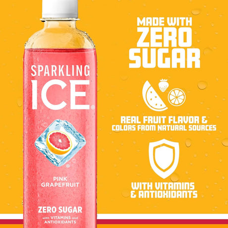 Bebida Gasificada Sparkling Ice Sin Azúcar Toronja 502.8ml - Energía deportiva 2