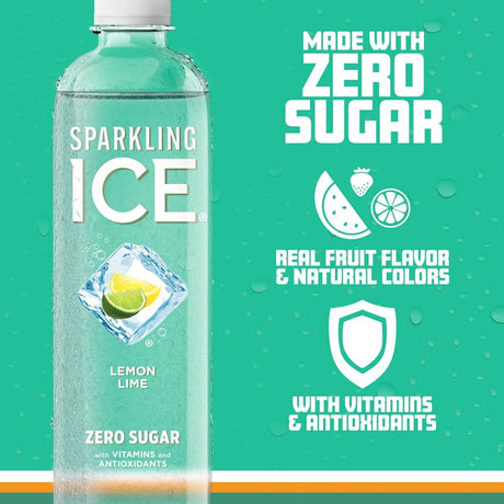 Bebida Gasificada Sparkling Ice sin Azúcar Limón 502.8ml - Energía deportiva 2