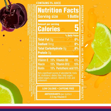Bebida Gasificada Sparkling Ice Sin Azúcar Cereza limón 502.8ml - Energía deportiva 1