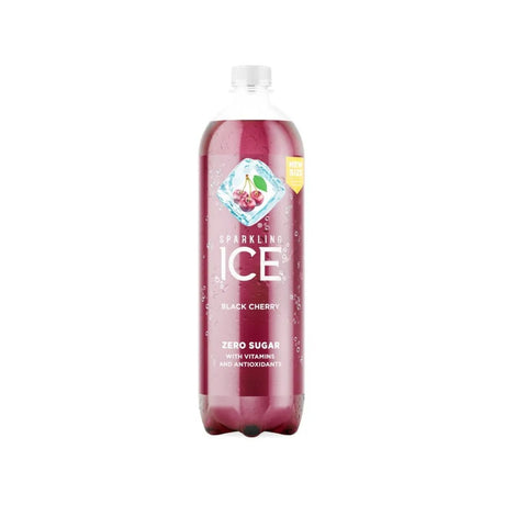 Bebida Gasificada Sparkling Ice Sin Azúcar Cereza Negra 1L - Energía deportiva
