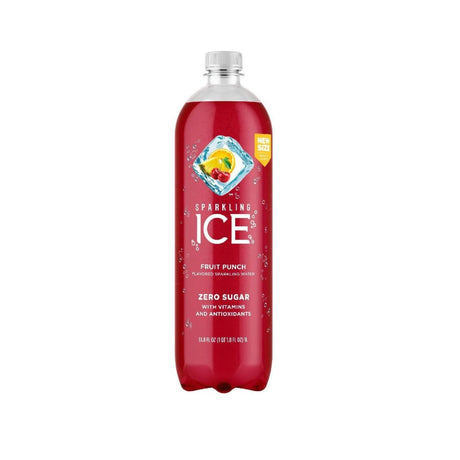 Bebida Gasificada Sparkling Ice Sin Azúcar Frutas 1L - Energía deportiva 