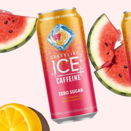 Agua Saborizada Sparkling Ice + Cafeína Sandía -473 ml - Energía deportiva 3