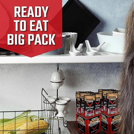 Carne Seca Beef Jerky Original Jack Links Paquete 1OZ - Energía deportiva 3
