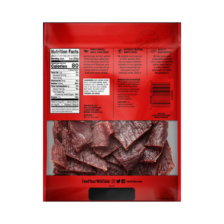 Carne Seca Beef Jerky Teriyaki Jack Links Paquete 3.25 Oz - Energía deportiva 1