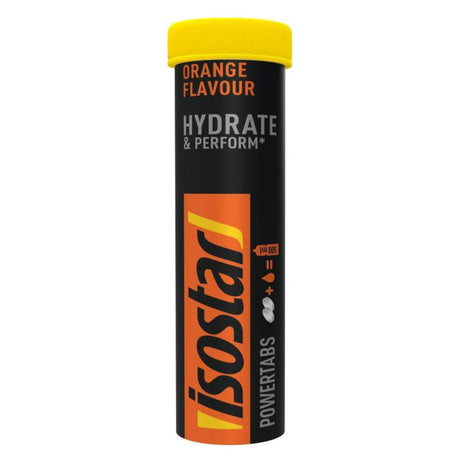 Pastillas Hidratantes Isostar con Electrolitos Naranja 10 Tabletas - Hidratación y energía