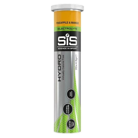 Tabletas Hidratación SIS GO Hydro Piña Mango 20 Unidades - Electrolitos Deportivos Imagen 1