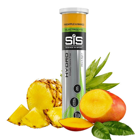 Pastillas Hidratantes SIS GO Hydro con Electrolitos Piña y Mango 20 Tabletas - Hidratación y energía 2
