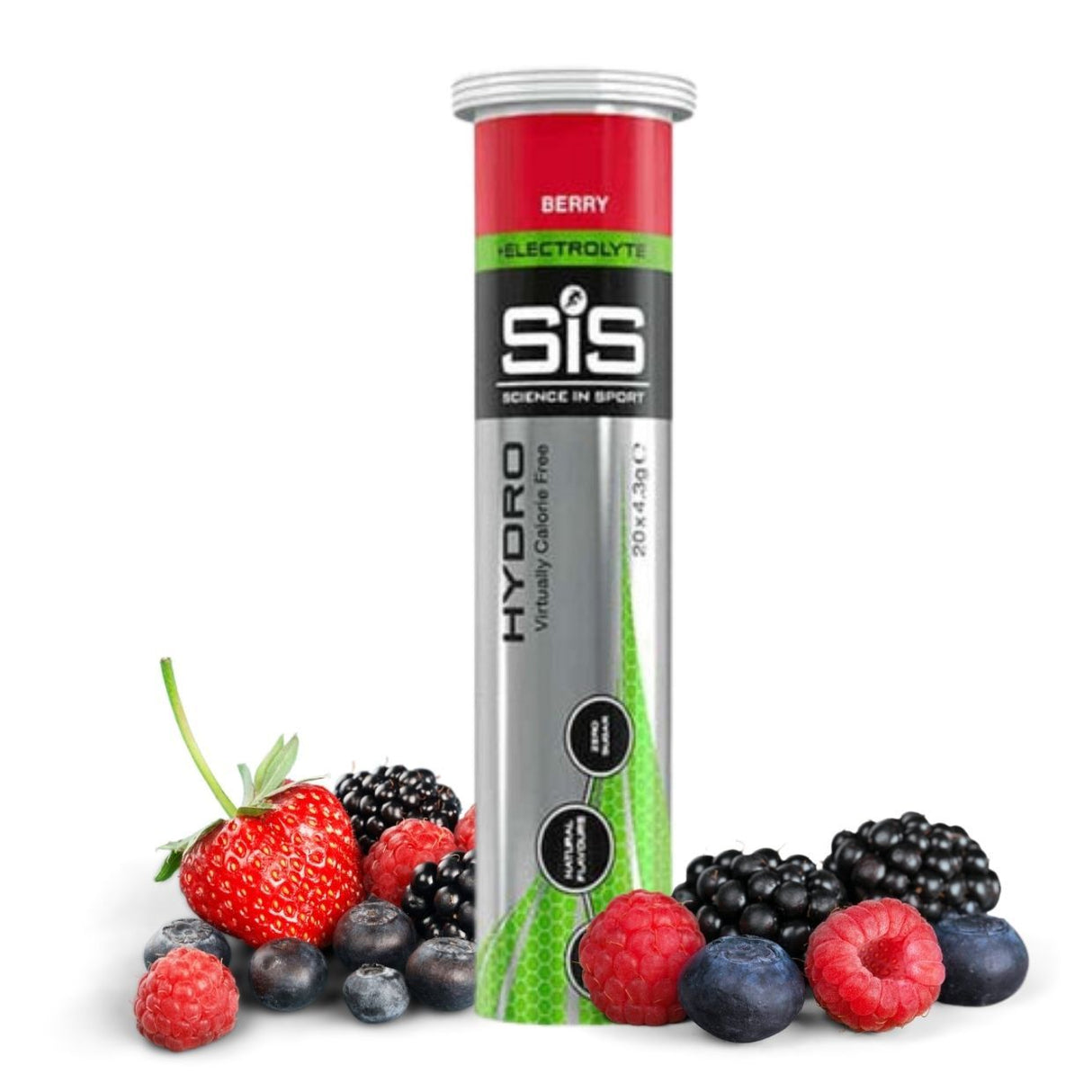 Pastillas Hidratantes SIS GO Hydro con Electrolitos Mora 20 Tabletas - Hidratación y energía 2