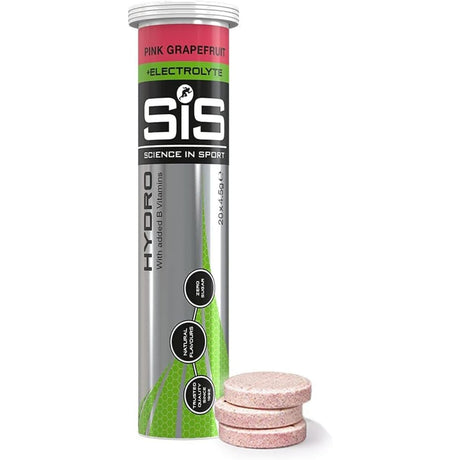 Pastillas Hidratantes SIS GO Hydro con Electrolitos Toronja 20 Tabletas - Hidratación y energía 3