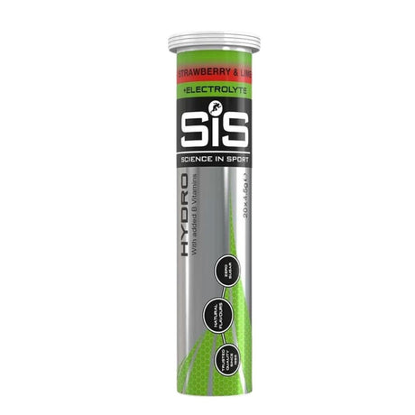 Pastillas Hidratantes SIS GO Hydro con Electrolitos Limonada Fresa 20 Tabletas - Hidratación y energía