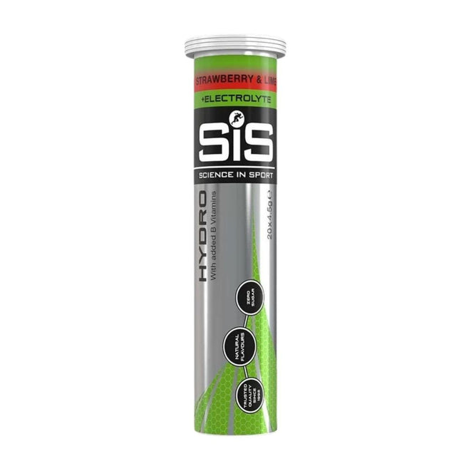 Pastillas Hidratantes SIS GO Hydro con Electrolitos Limonada Fresa 20 Tabletas - Hidratación y energía