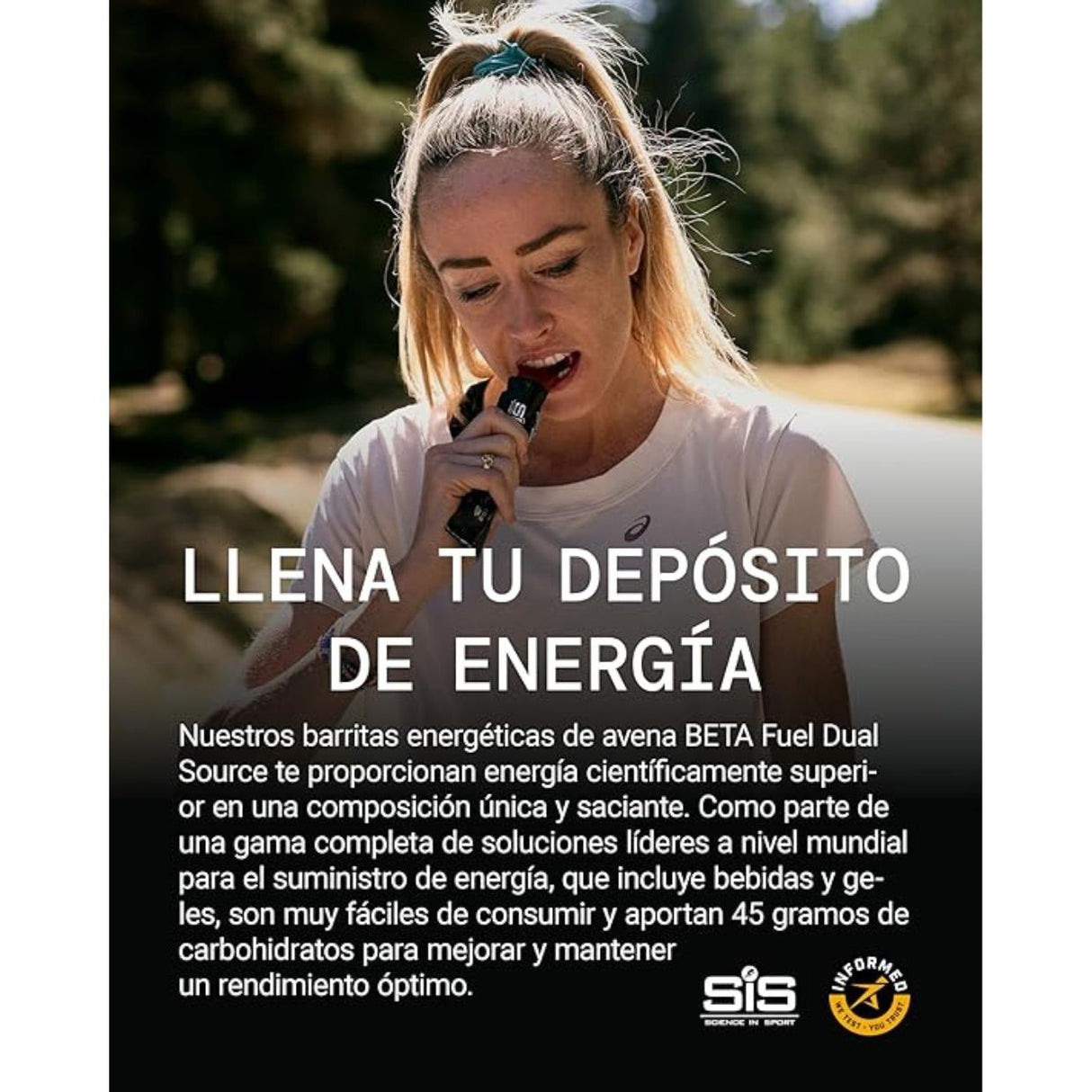 Barra Energética SIS Naranja 60g - Combustible Beta Deportivo 7