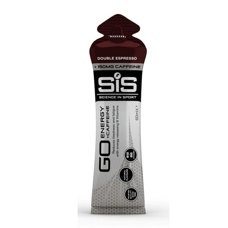 Gel Energético SIS GO Doble expreso con Cafeína 60ml - Energía deportiva