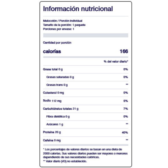 [imagen 5] Informacion Nutricional suplemento recuperador SiS REGO Clear – Detalle con un punto seis gramos de azucar