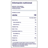 [imagen 3] Tabla Nutricional SiS REGO Clear Recovery Melocoton – Desglose con veinte gramos de proteina por porcion.