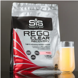 [imagen 2] Suplemento SiS REGO Clear polvo sabor Durazno – Bebida refrescante tipo jugo post entreno.