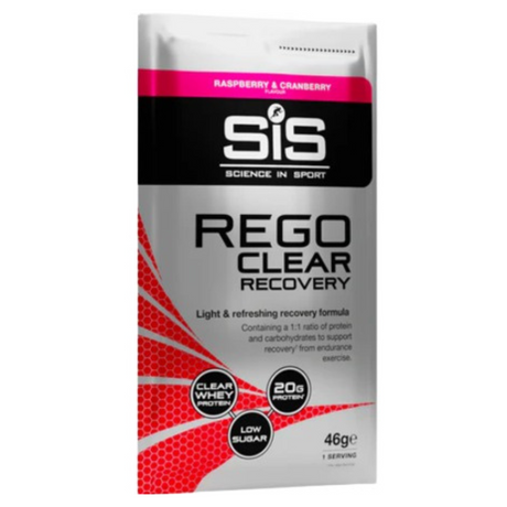 Bebida Recuperación SIS REGO Clear Frambuesa 50g - Proteína Ligera Imagen 1