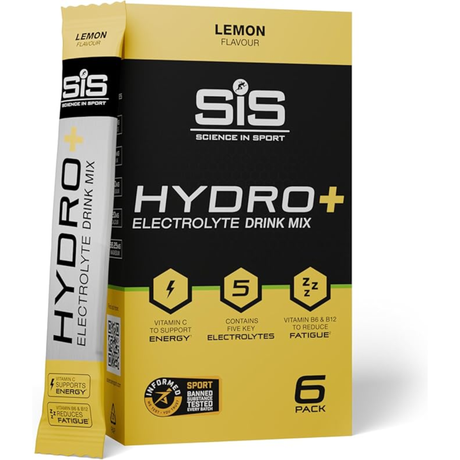 [imagen 1] Science in Sport HYDRO+ Limón 6 sobres – Hidratación rápida con 5 electrolitos esenciales para deportistas.