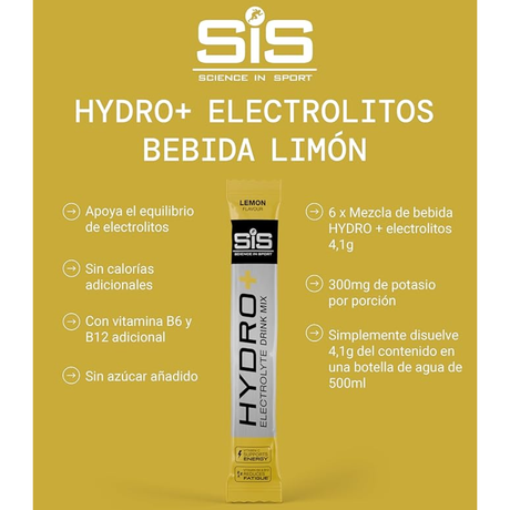 [imagen 4] Science in Sport HYDRO+ – Complejo de Vitamina C y B12 para reducir el cansancio físico.