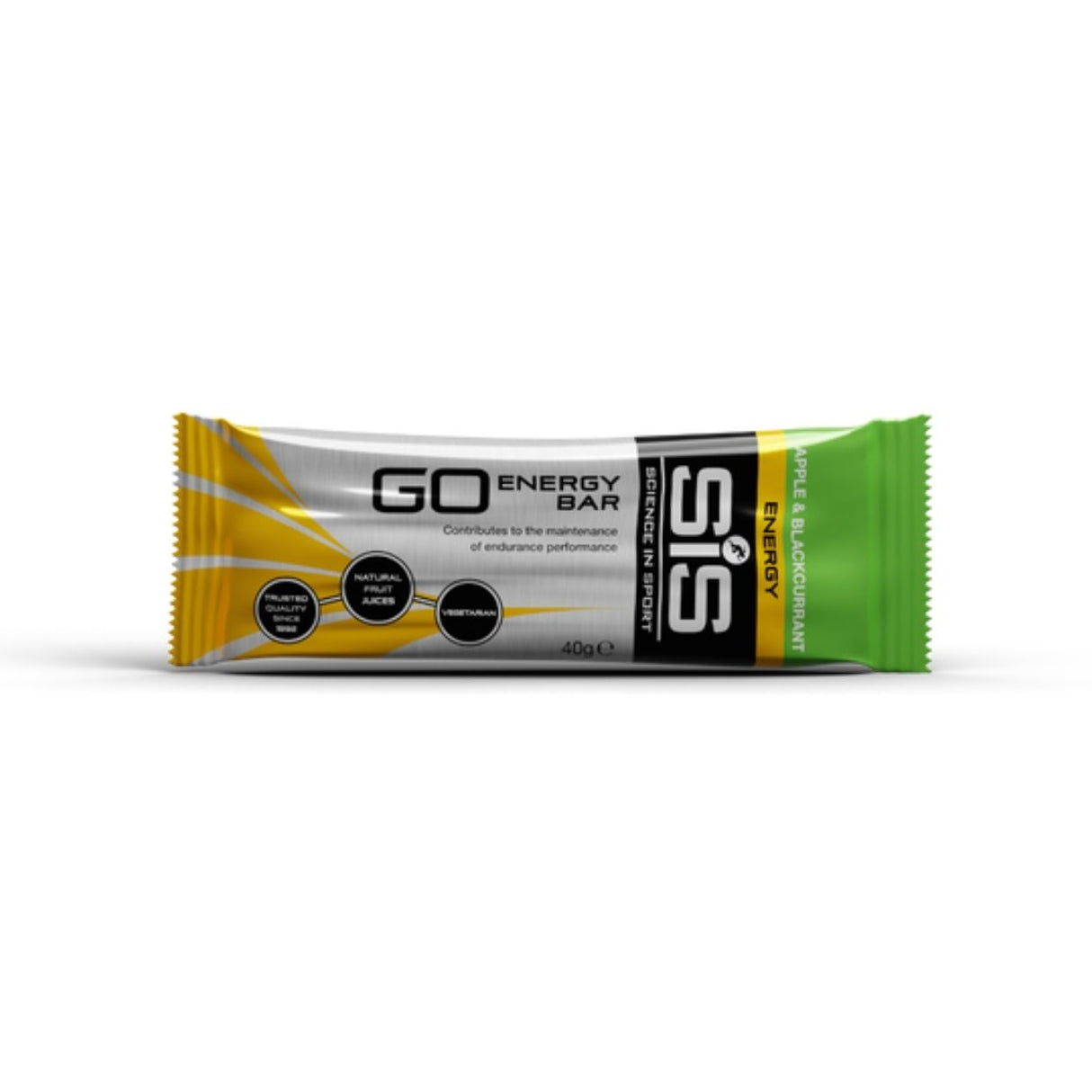 Barra Energética SIS GO Manzana Grosella 40g