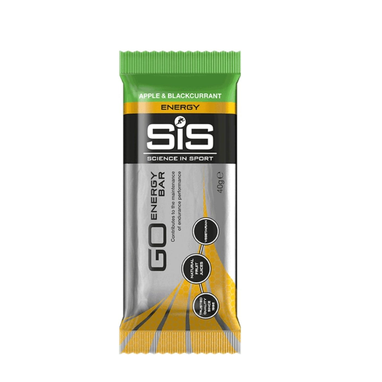 Barra Energética SIS GO Manzana Grosella 40g