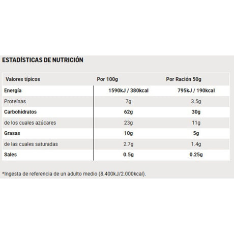 Barra Energética SIS Go Bake Tiramisú 50g - Energía deportiva 3