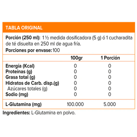 L-Glutamina MyProtein 500g – Suplemento para Masa Muscular y Recuperación imagen 3
