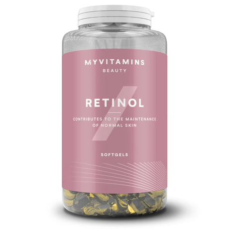 Myprotein Retinol 90 cápsulas blandas – Nutrición interna para una piel más joven y sana [imagen 1]